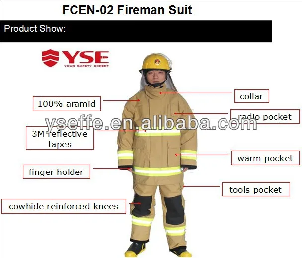 En469 4 Layer Firefighting Firefighter Class A Dress Uniform - Buy ...