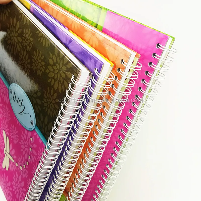 United States Double Spiral Binding Hardcover Notebook With Line Page