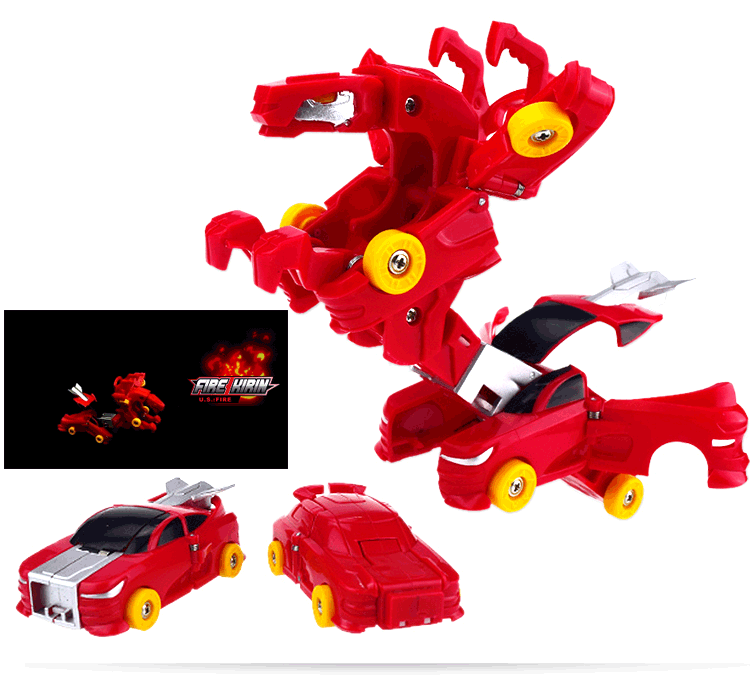 Latest Promotional Cheap Plastic Mini Crash Transform Toy Car For Children