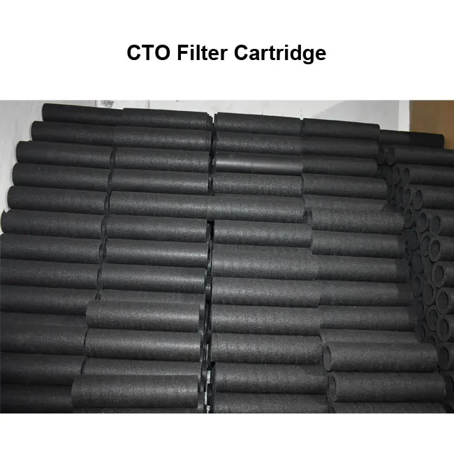 10 inch cto carbon block filter cartridge