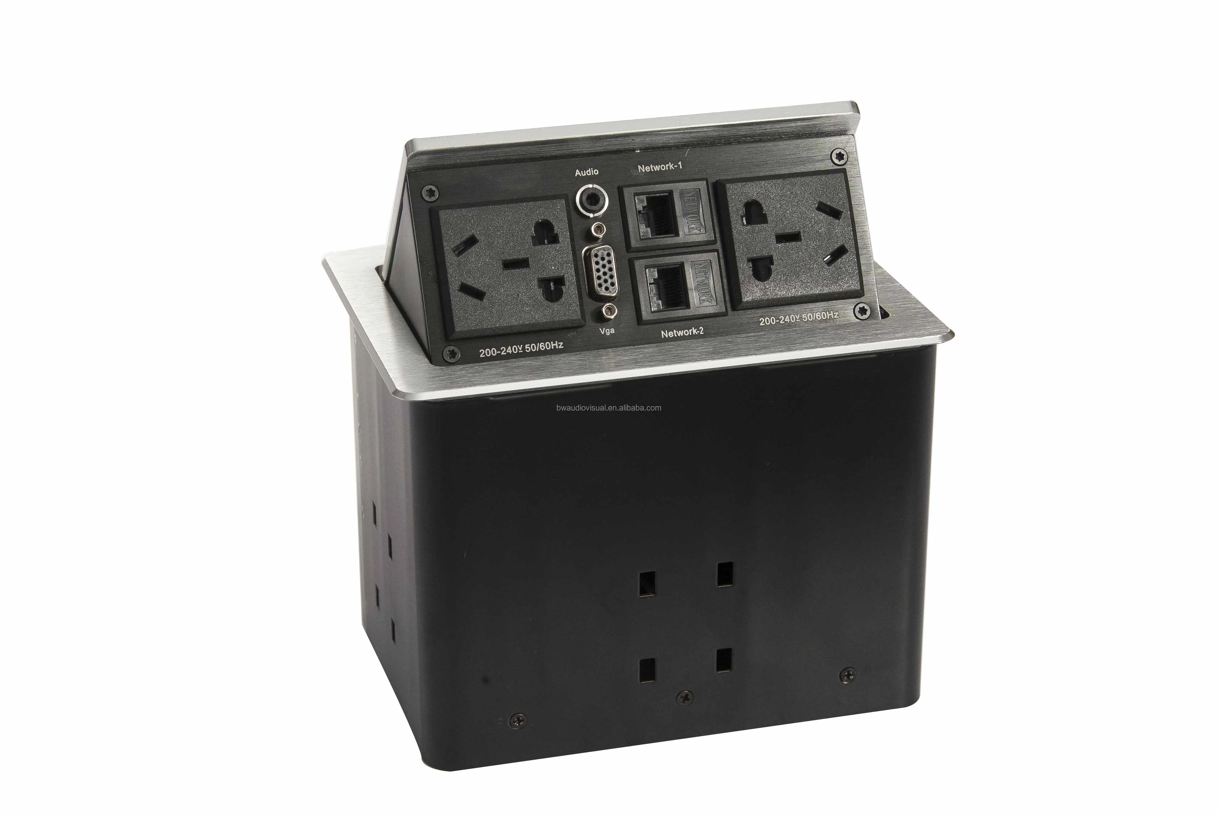 Bw Aluminum Pop Up Office Table Socket Power Usb Data Av Buy Office