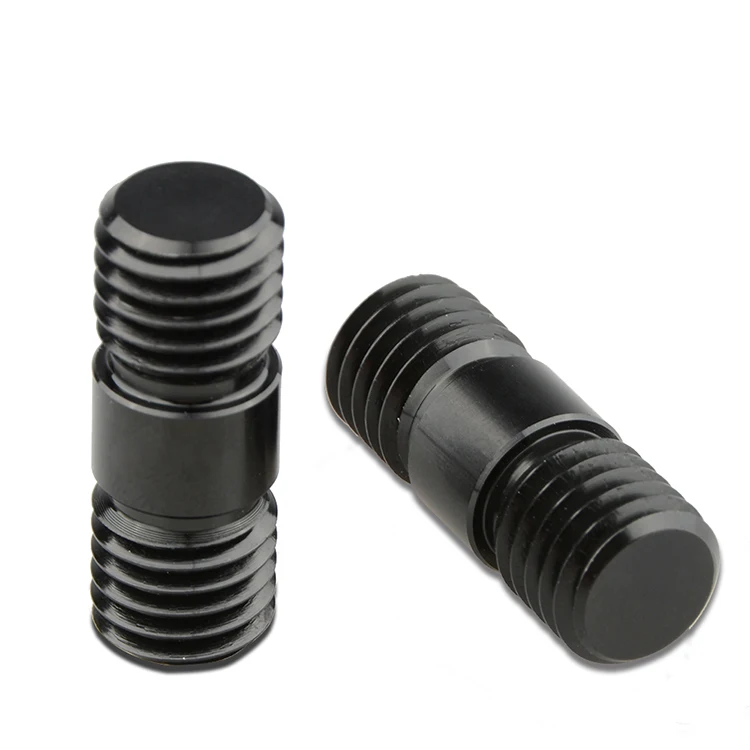 Camvate M12 Thread Rod Extension Connector (black) For 15mm Rail Support System (pack Of 2