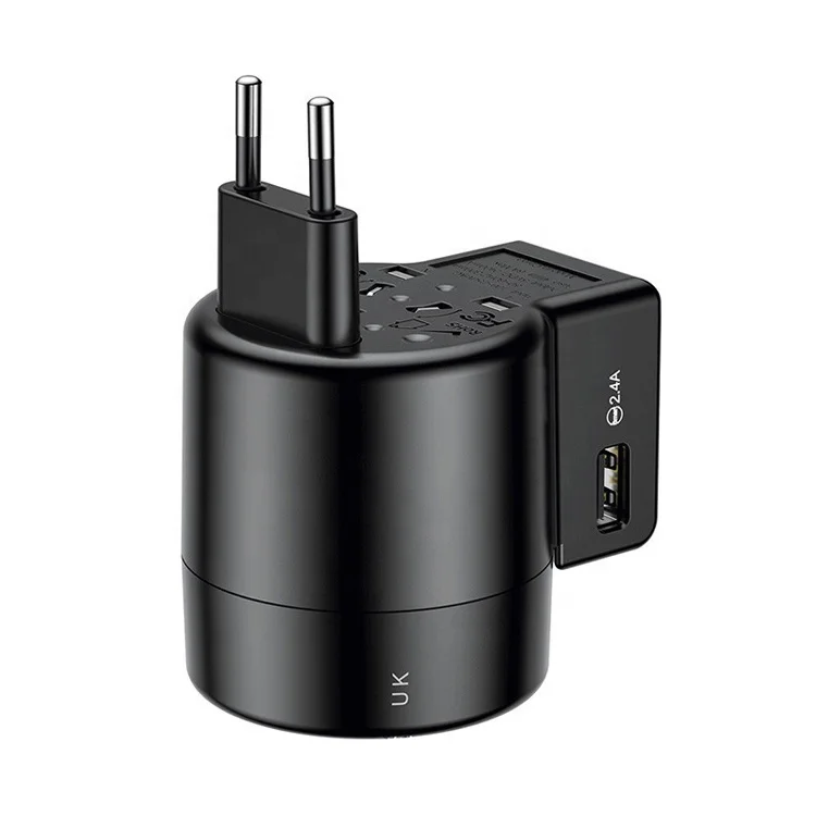 

Baseus Hot Selling Multifunctional Black Wall Usb Charger Universal Socket