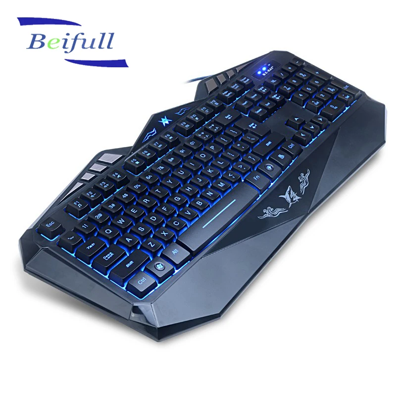 

Free shipping USB Wired Waterproof keyboard for gaming with backlit on promotion