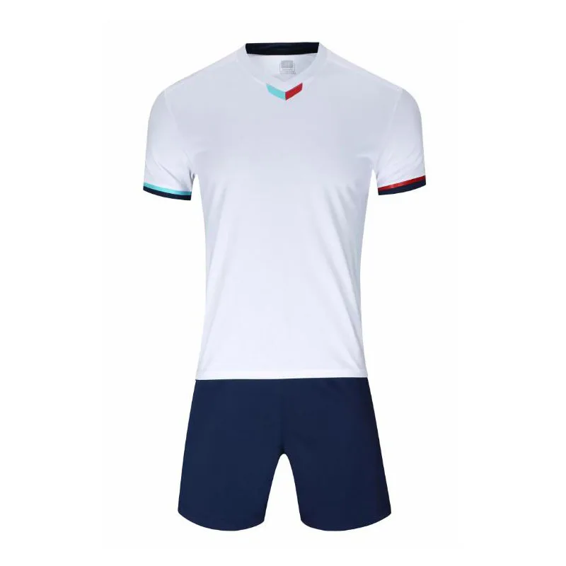 

New Arrival Men Soccer Uniform Thai Quality White Soccer Jersey