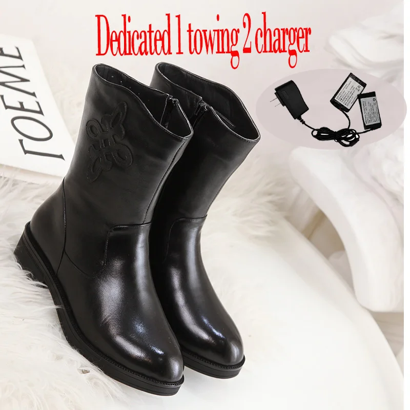 
winter battery rechargeable heating insole self electric warm heating shoes 