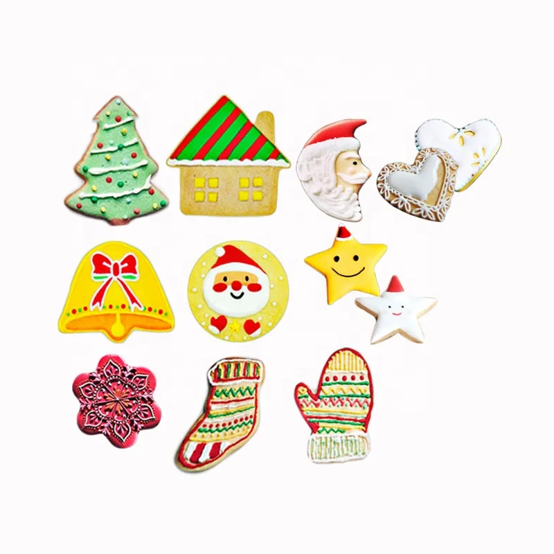 
Metal Biscuit Cutters Christmas Cookie Mold Cookie Cutter Set 