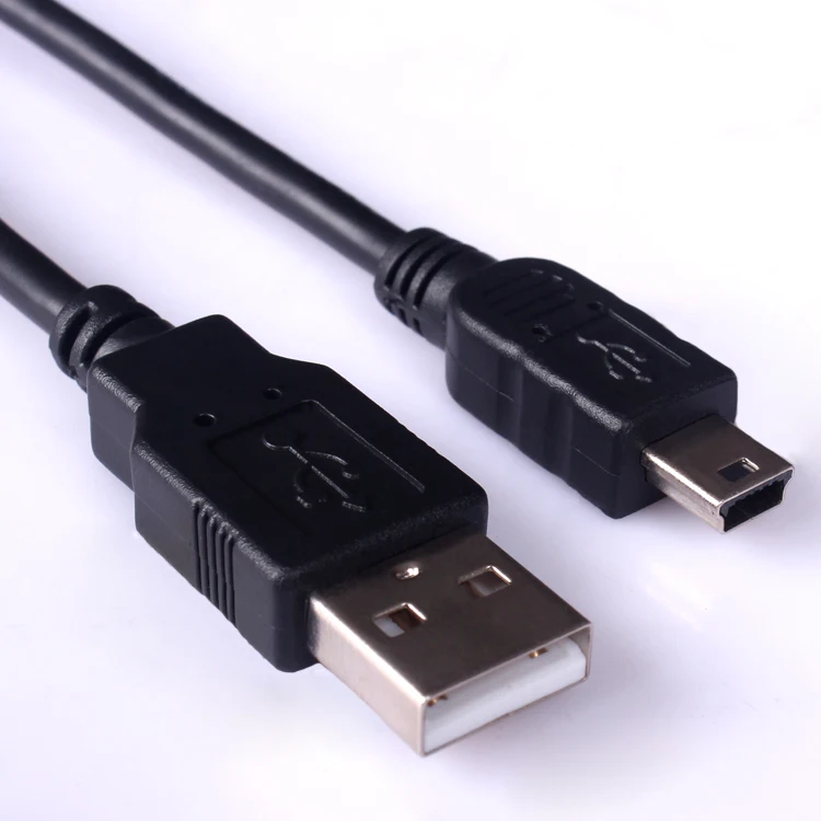 

USB 2.0 A Male to Mini 5 pin Cable AM to M5P Beige Black or red Jacket, Beige, black, red or customized