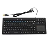 102 Key Waterproof Sealed Silicone Keyboard with Integrated Touch Pad (USB)