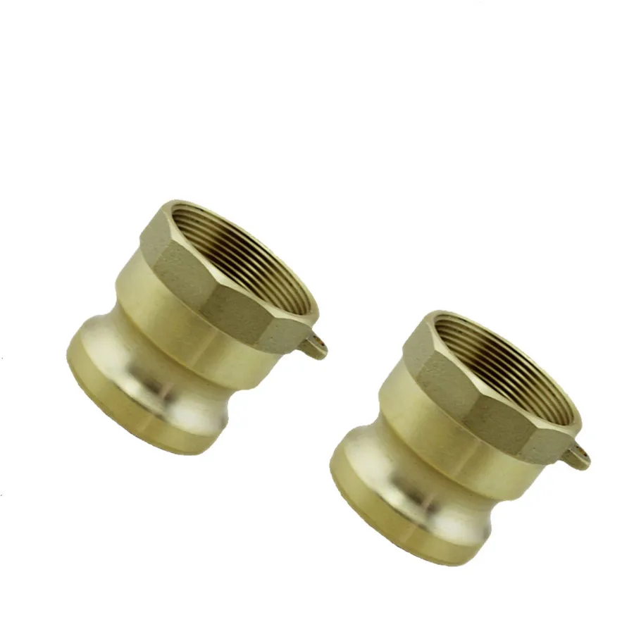 

Hot sale brass camlock coupling camlock fittings type A camlock connectors, Yellow