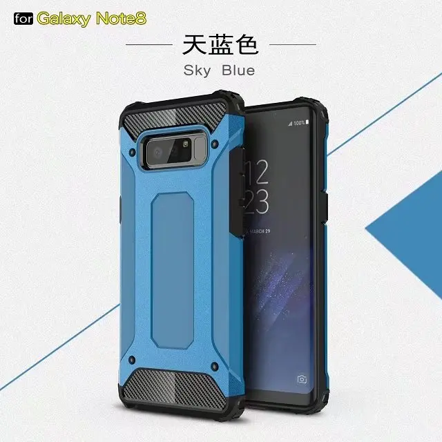 
King Kong super armor mobile phone case for samsung note 8 TPU+PC case, for samsung note 8 armor shockproof case cover 