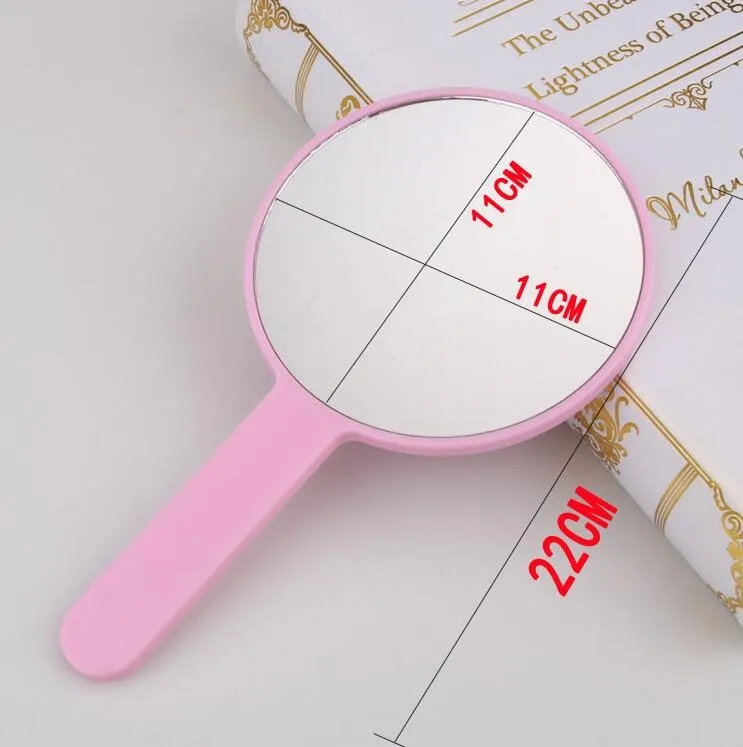 Promotion Cheap Wholesale Many Colours Plastic Hand Held Mirror Buy