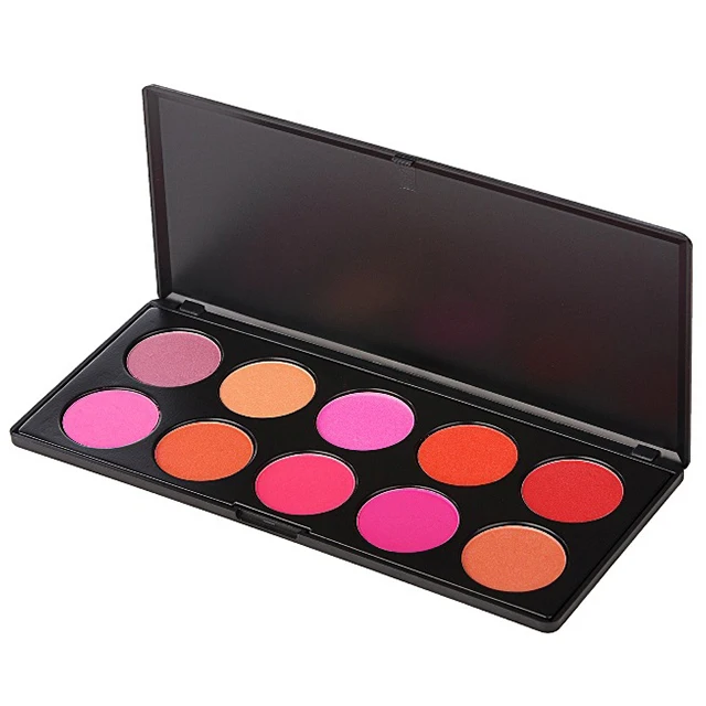 

Private Label 10 Colors Blush Palette Makeup Blusher, Multi colors