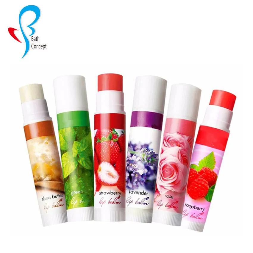 

2016 Moisturizing SPF15 fruit natural lip balm, Can be customized