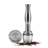 Stainless Steel Nespresso Reusable Capsule tamper for coffee press