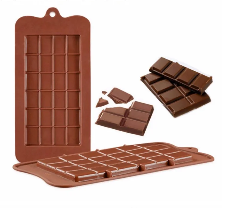 

Amazon Hot Selling Factory Price Novelty Silicone Custom 3D Chocolate Molds Bar