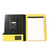 School office Pu leather customized design a3 a4 size paper file folder with calculator pen