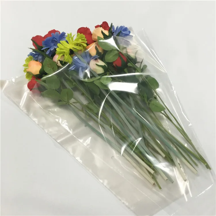 Transparent Plastic Flower Bag Bouquet Wrapping Bag With High Quality