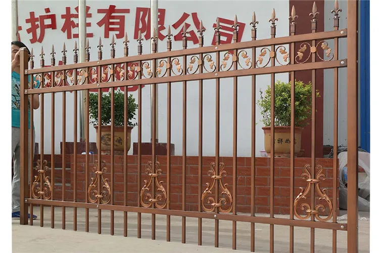 DK004 Cheap 8x8 garden decorative corrugated metal galvanized Fence panels