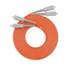 Accept clients custom OM4 LC to Duplex flat cables Fiber Optic Patch Cords/Cables