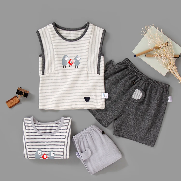 

summer baby clothes toddler baby outfit kids frock suits casual sport child boys clothing sets