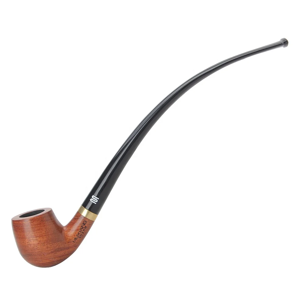 

MUXIANG Exclusive Long Stem China CHURCHWARDEN tobacco smoking Pipe in stock, Picture