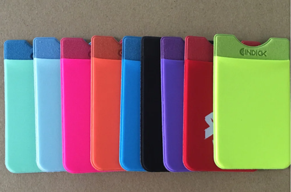 rfid blocker lycra phone wallet pouch card holder sticker