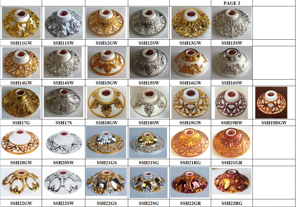 
High Quality Decorative E27 Bulb Holder B22 Bulb Holder 