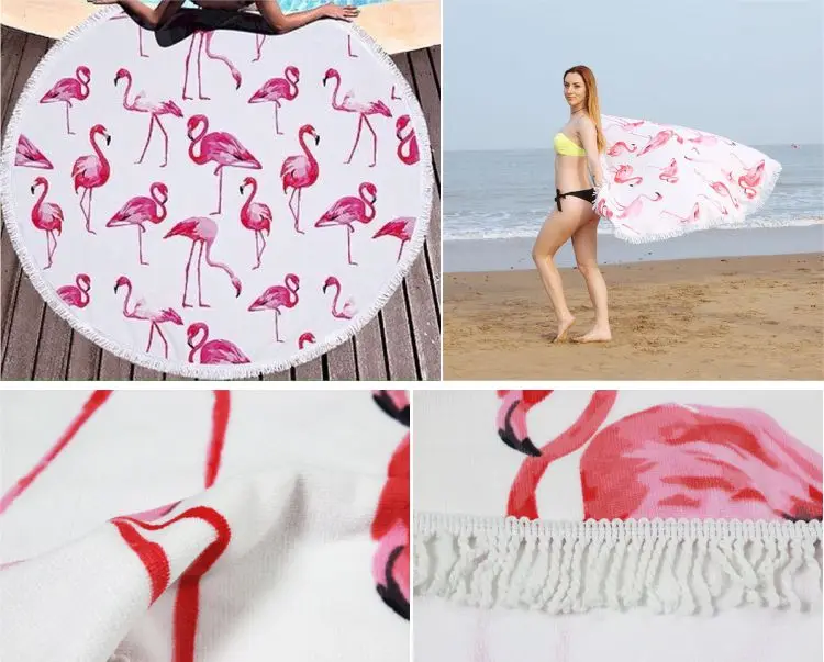 Flamingo beach towel2.jpg