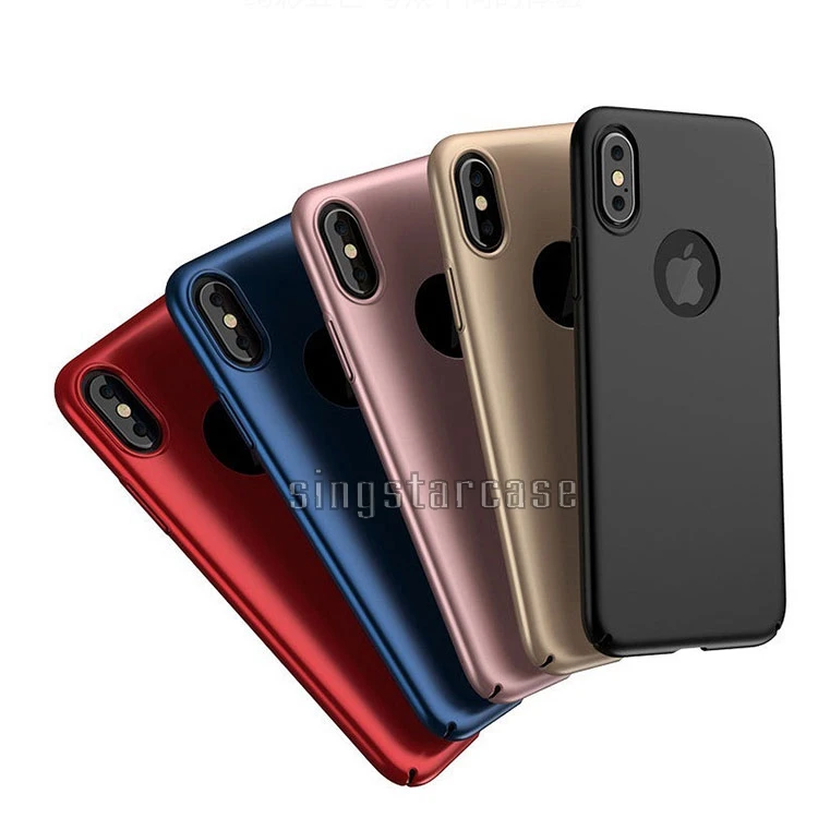 

Factory Price Super Slim Matte PC Plastic Hard Case Cover For iPhonex iPhone XR XS Max Cases 360 Ultra-thin Metallic Paint, N/a