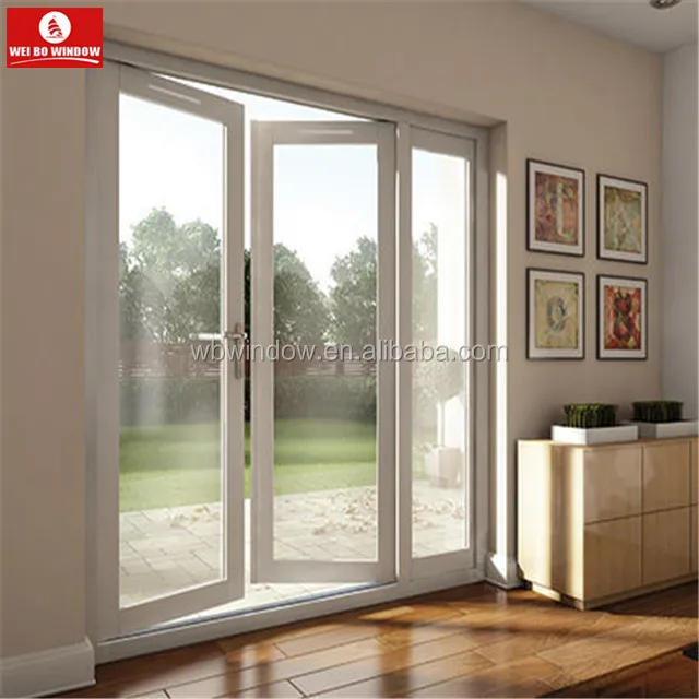 Franz&ouml;sisch terrasse t&uuml;ren, doppelt verglaste Kunststoff/Vinyl upvc fl&uuml;gelt&uuml;r unzerbrechlichem glas t&uuml;ren