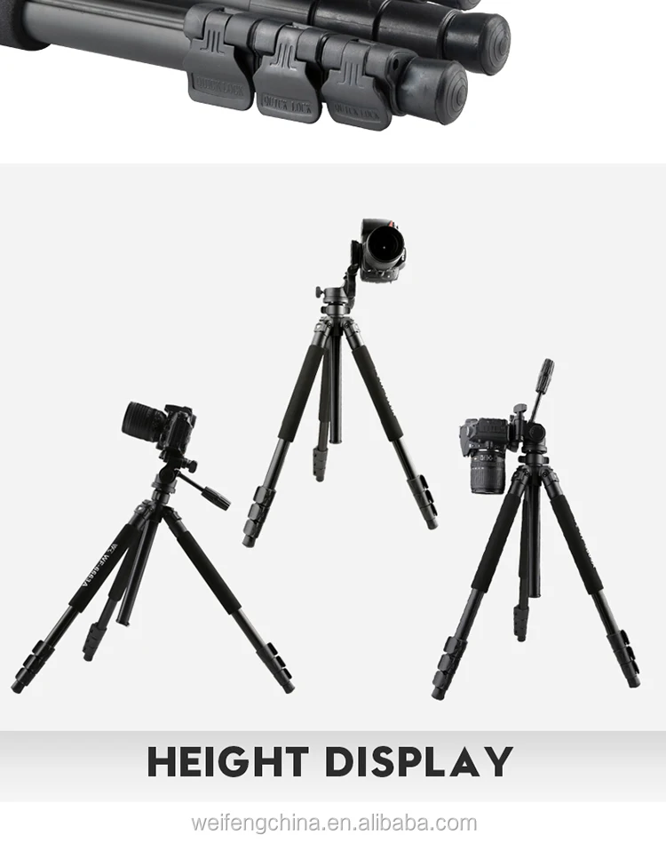 professional portable camera stand with 3/8 screw high quality Aluminum alloy  great tripod for dslr phone