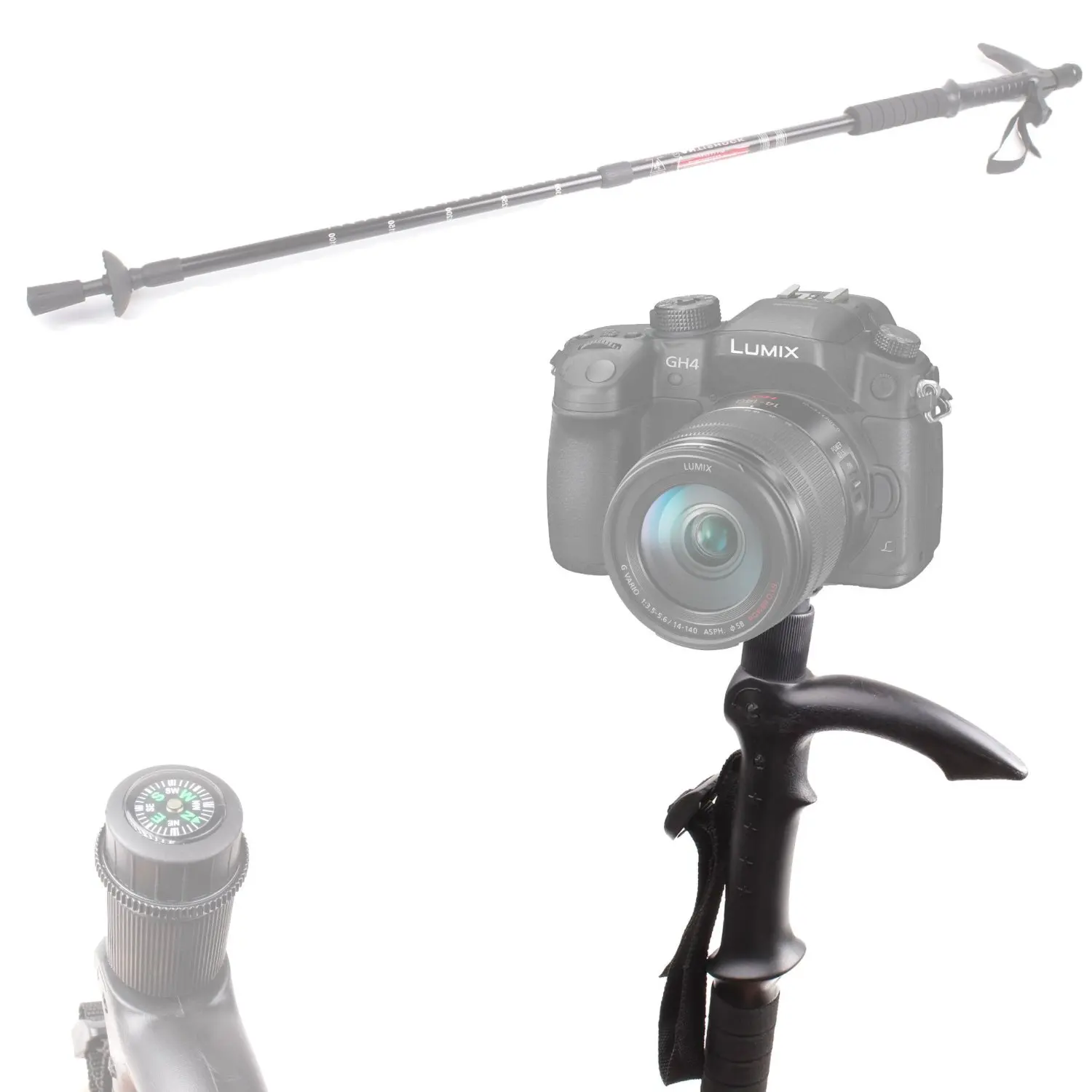 DURAGADGET Portable Aluminium Camcorder Tripod with Extendable Legs Compatible with Panasonic HX-AH100
