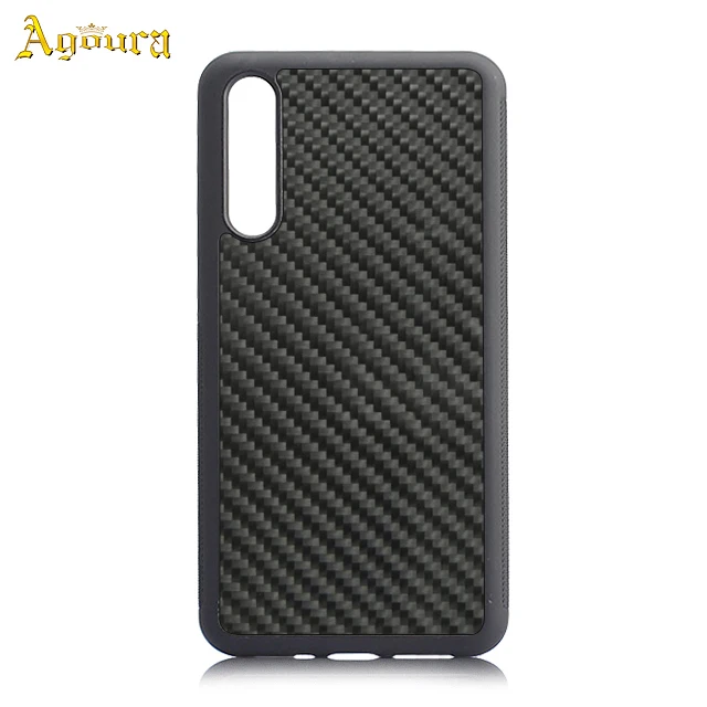 

TPU+PC carbon fiber phone case for Huawei P20pro, Black