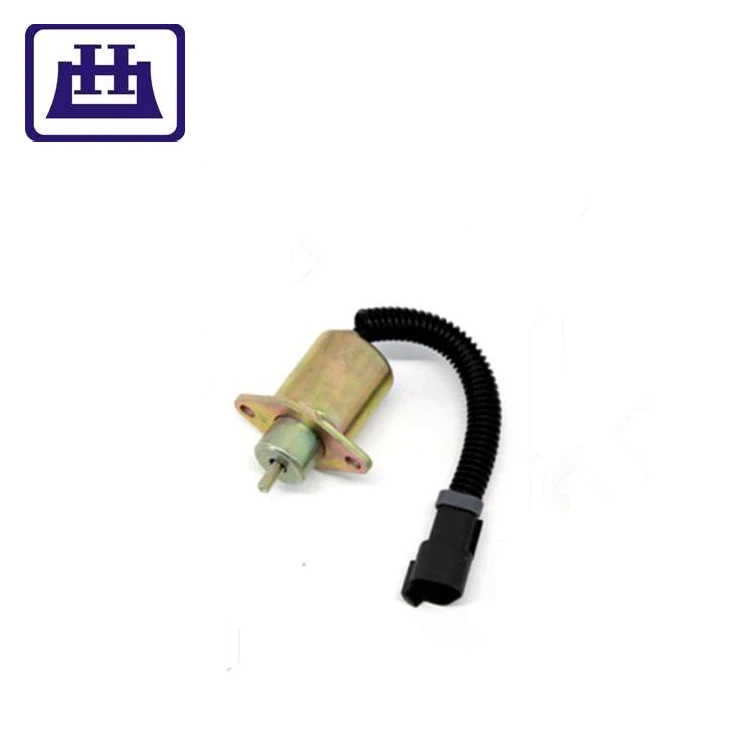 12V Fuel Shutoff Solenoid 172-7209 2848A278 for Caterpillar CAT 232 262 252 242 906 257 277 267 287 247