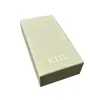 Fashionable custom beige gift packing boxes with logo printing