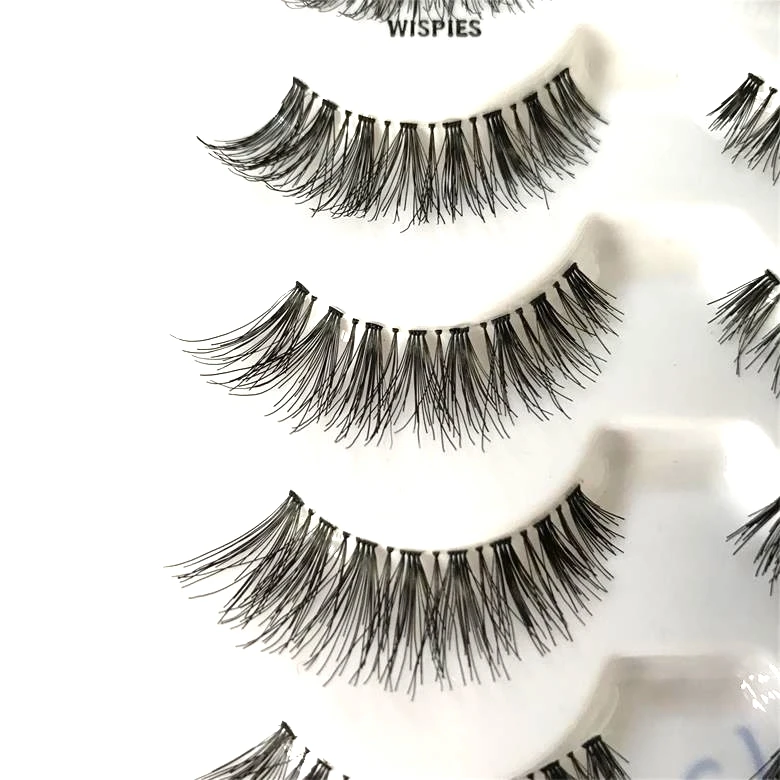 

Cheap Price Wholesale Lashes 5 Pairs Synthetic Hair Premium Silk False Eyelash