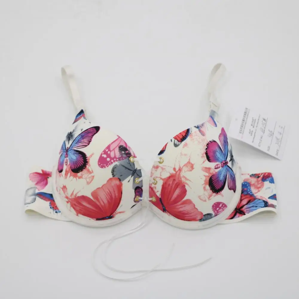 Beautiful Print Seamless Bonded Bra - Buy Bonded Bra,Seamless Bra,Print ...