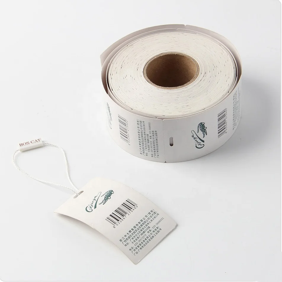 custom Hang Tag In Roll