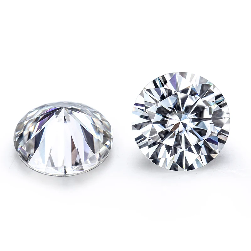 

Starsgem Top Clarity DEF White Round Synthetic Moissanite Diamond 1 Carat Moissanite For Jewelry Ring