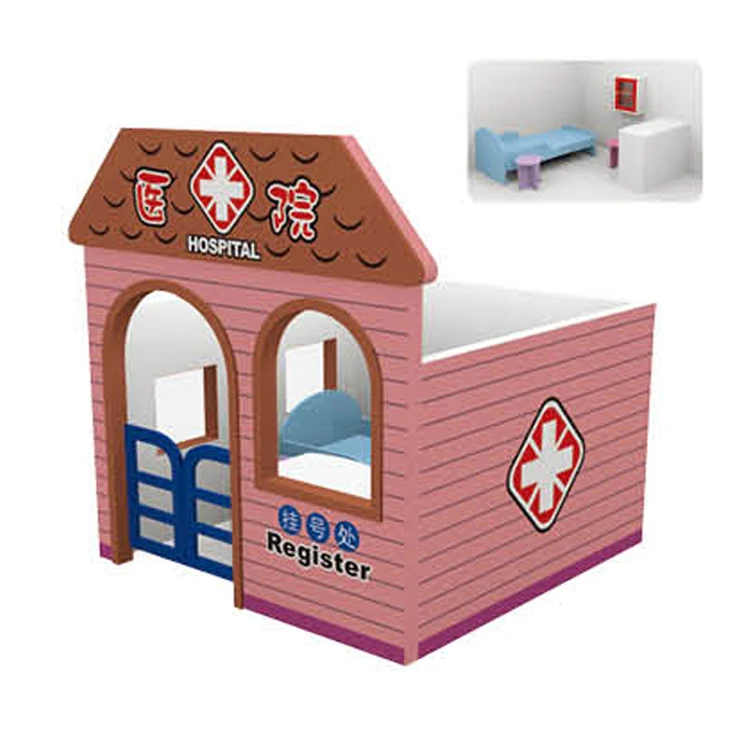 wooden house for doll