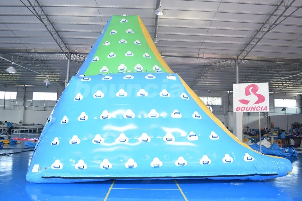 5.8m High Giant Inflatable Water Climbing Iceberg For Kids And Adults