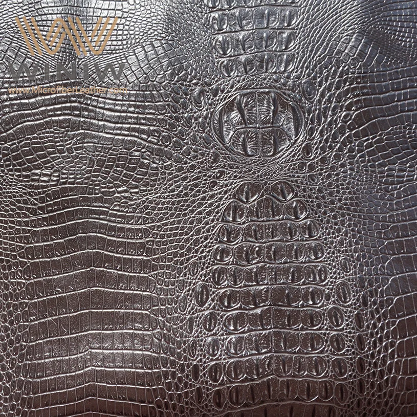Croc Embossed Leather Materials