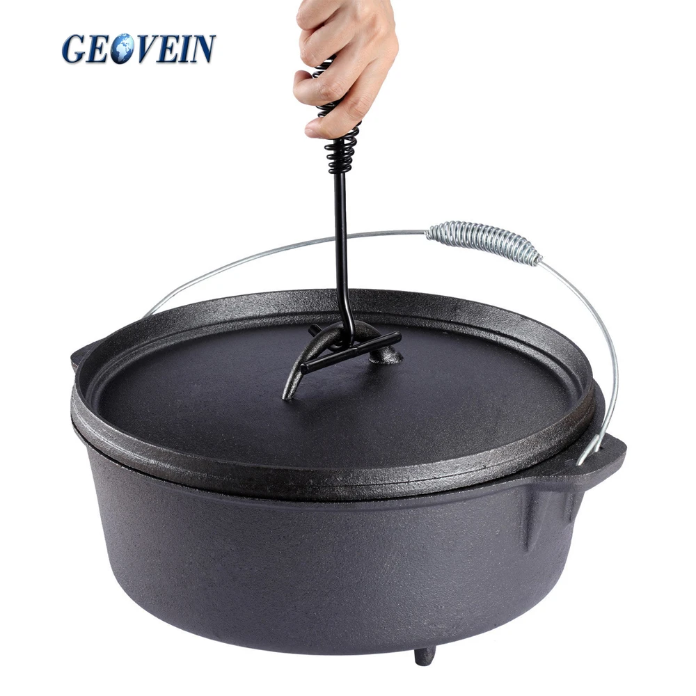 Wholesale Dutch Oven Cast Iron for Camping with Lid Lifter - China Lid  Lifter and Cast Iron Lid Lifter price