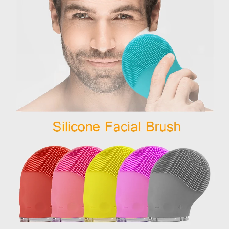 Rechargeable Silicone Men Facial Massage Cleansing Brush Buy Men
