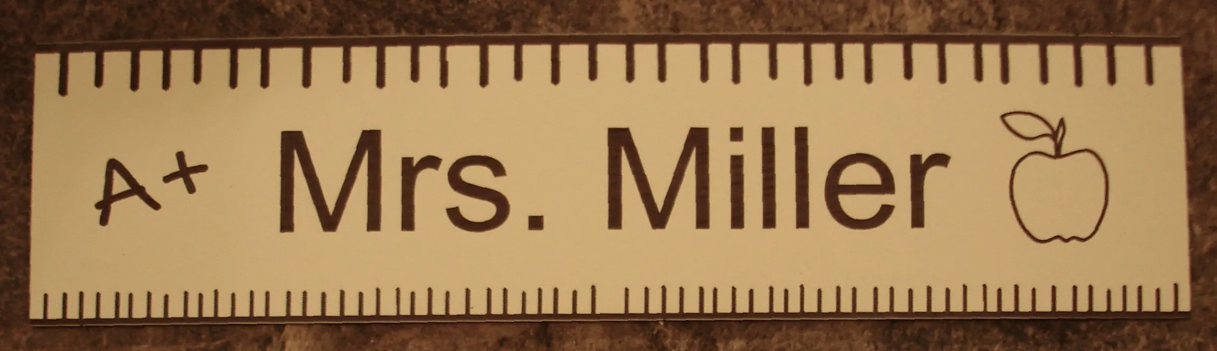 Buy Teacher Office Desk Name Plate Or Door Sign Laser Engraved
