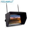 FEELWORLD 10.1" Wireless DVR Transmitter Receiver FPV Monitor for DJI