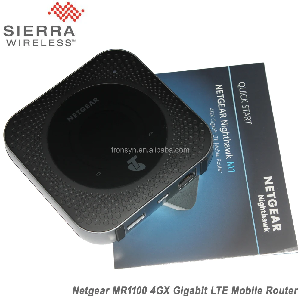 

Netgear MR1100 1GB Cat16 4GX Gigabit 4G LTE Netgear Nighthawk Wireless Router For LTE,WiFi And Ethernet Connection, Black