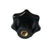 HL.12121 Injection Mould Plastic Nylon Industrial Star knob with stud