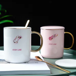 Image of Wholesale high quality gift colorful family couple ceramic espresso coffee mug set